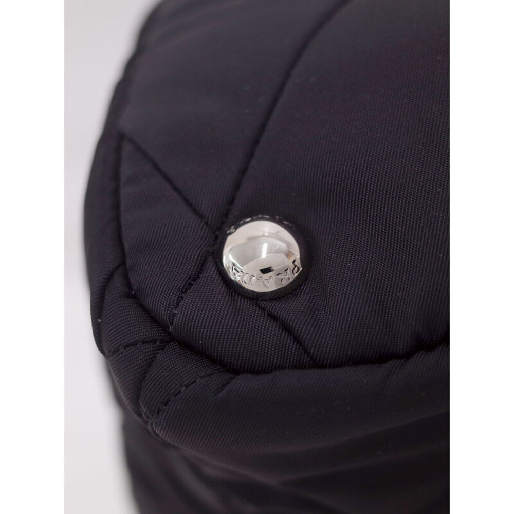 PRADA Quilted Tote Shoulder Bag Black - Picture 4 of 5